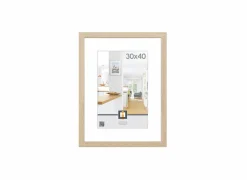 Fotokaders|Fotokaders|Fotokader Livorno 40x30cm - hout & glas - grijs