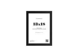 Fotokaders|Fotokaders|Fotokader Riga 18x13cm - hout massief - zwart