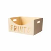 Cosy & Trendy Fruitschalen|Fruitbox 39,5x30cm - hout massief - naturel