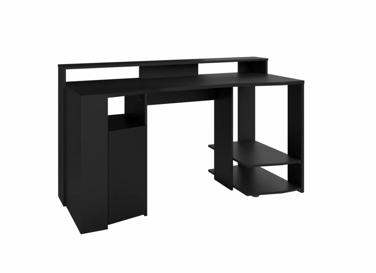 Gamingbureau 152x62cm - decor - zwart- Gamingbureau|Woonkamer Bureau