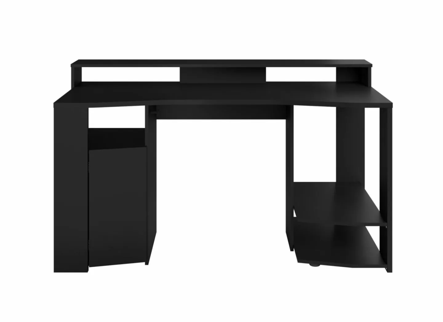 Gamingbureau 152x62cm - decor - zwart- Gamingbureau|Woonkamer Bureau