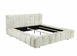 Tweepersoonsbedden|Boxsprings|Gestoffeerd bed Bexley 160x200cm - stof - ivoor
