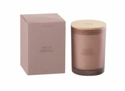 Kaars & Houder|Geurkaars Figue Frivole Ø8,5x12,5cm - glas/paraffine - roze