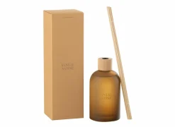 Geurstokjes Santal Satine Ø7,5x27,5cm - glas - oranje- Geurstokjes