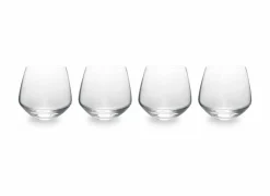 Salt & Pepper Waterglazen|Glas Mystique 39cl - glas - transparant set van 4