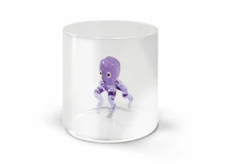 Glas Octopus 25cl - glas - paars- Waterglazen