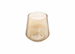 Waterglazen|Glas Olga 45cl - glas - amber set van 6