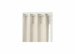 Gordijn Leon 140x260cm - polyestervezel - beige linnen- Gordijnen|Gordijnen