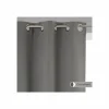 Gordijn verduisterend 135x240cm - polyestervezel - grijs - set van 2- Gordijnen|Energie Besparen