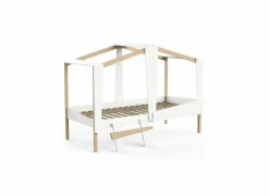 Hoogslapers|Hoogslapers|Halfhoogslaper Cabane 90x200cm - decor - wit