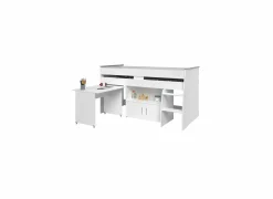 Hoogslapers|Hoogslapers|Halfhoogslaper Reverse 90x200cm - decor - wit