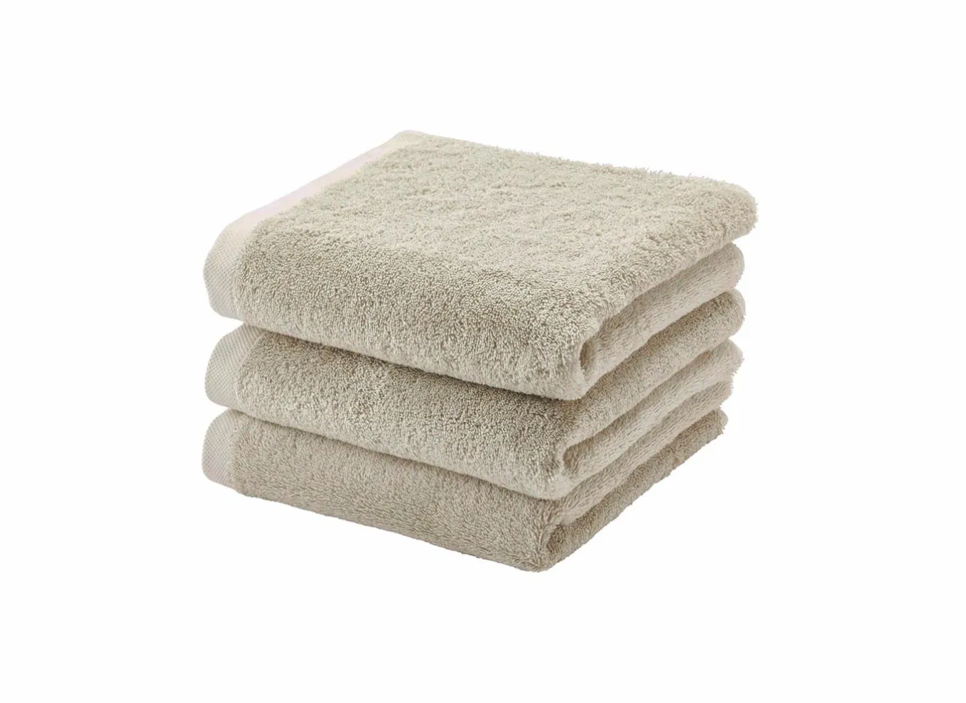 Aquanova Handdoeken|Handdoek London 55x100cm - katoen - desert