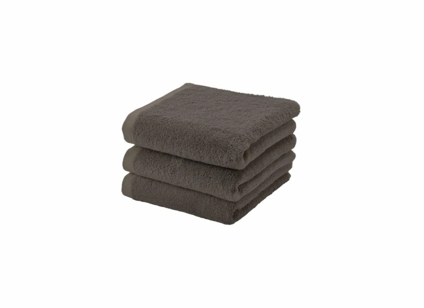 Aquanova Handdoeken|Handdoek London 55x100cm - katoen - ash