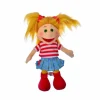 Kinderdecoratie|Pluche Knuffels|Handpop Gisell H35cm - polyester - multicolor