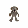 Kinderdecoratie|Pluche Knuffels|Handpop Locke de kleine hond H45cm - polyester - bruin