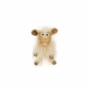 Kinderdecoratie|Pluche Knuffels|Handpop Lucy het lammetje H43cm - polyester - beige