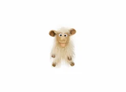 Kinderdecoratie|Pluche Knuffels|Handpop Lucy het lammetje H43cm - polyester - beige