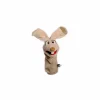 Handpop Mampfred the rabbit H38cm - polyester - beige- Kinderdecoratie|Pluche Knuffels