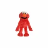Handpop Sesamstraat Elmo 33-37cm - polyester - rood- Kinderdecoratie|Pluche Knuffels