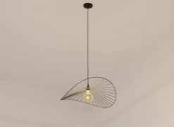 Hanglamp Adelia Ø58cm - staal - zwart- Hanglampen