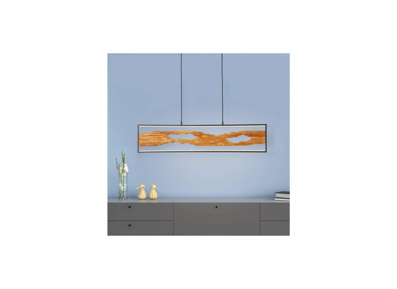 Brilliant Hanglampen|Hanglamp Chaumont 100x8,5x150cm 20W LED