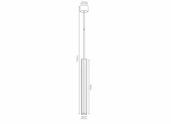 Hanglampen|Hanglamp 40cm GU4 - aluminium - wit