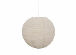 Kinderhanglampen|Hanglampen|Hanglamp Jordy Bol Ø35cm - linnen - beige
