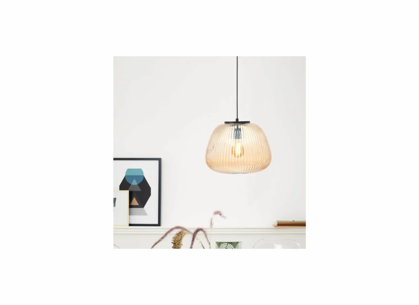 Brilliant Hanglampen|Hanglamp Kaizen Ø35cm 40W E27