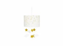 Hanglamp kinderkamer Met Sterren En Wolken Ø30cm 40W E27- Kinderhanglampen