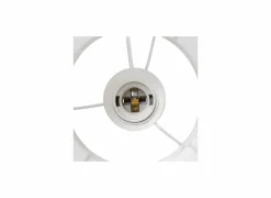 Hanglampen|Hanglamp Tobie Ø37cm - katoen/staal - wit