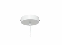 Hanglampen|Hanglamp Tobie Ø37cm - katoen/staal - wit
