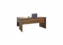 Hoekbureaus|Kantoorbureau|Hoekbureau Meradi 160x144cm - melamine - oslo walnut