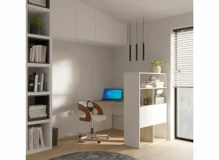 Hoekbureaus|Kantoorbureau|Hoekbureau Strate 156x133x91cm - decor - kronberg eik & wit