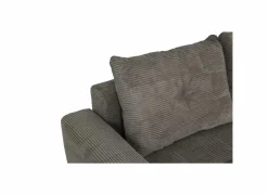 Hoeksalons|Hoeksalon Abby 311x170cm - stof - bruin met bedfunctie