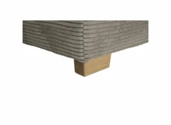 Hoeksalons|Hoeksalon Abby 311x170cm - stof - bruin met bedfunctie