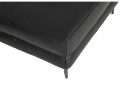 Hoeksalons|Hoeksalon After 295x232cm - leder - zwart