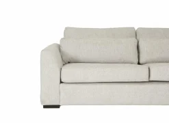 Hoeksalons|Hoeksalon Alcamo 331x184cm - stof - grijs met poef