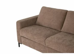 Zetelbedden|Hoeksalons|Hoeksalon Alea 291x190cm - stof - siena met bedfunctie