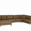 Hoeksalons|Hoeksalon Alicante 373x228cm - stof - cognac