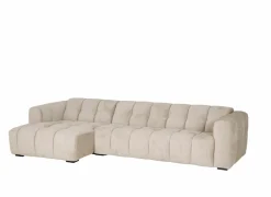 Hoeksalon Alps 322x158cm - stof - beige- Hoeksalons