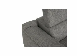 Hoeksalons|Hoeksalon Amira 290x228cm - stof - grijs met relax