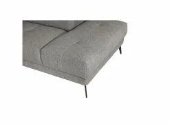 Hoeksalon Amira 290x228cm - stof - grijs- Hoeksalons