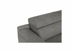 Hoeksalon Amira 290x228cm - stof - grijs- Hoeksalons