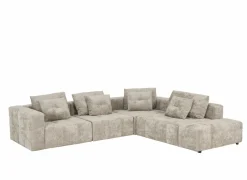 Hoeksalons|Hoeksalon Argus 327x283cm - stof - taupe