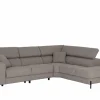Hoeksalons|Hoeksalon Arkon 296x238cm - stof - taupe met relax