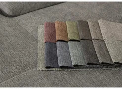 Hoeksalons|Hoeksalon Artus 371x260cm - stof - grijs