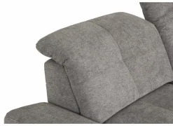 Hoeksalons|Hoeksalon Artus 371x260cm - stof - grijs