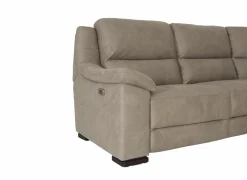 Hoeksalons|Hoeksalon Berry 372x292cm - stof - beige met relax