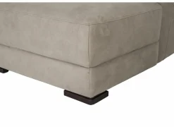 Hoeksalons|Hoeksalon Berry 372x292cm - stof - beige met relax