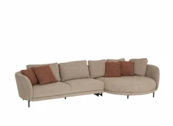 Hoeksalons|Hoeksalon Carre 311x154cm - stof - beige